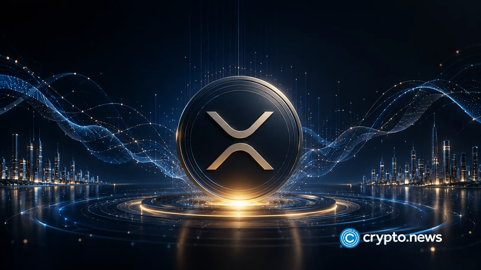 لوگوی XRP روی زمین بسکتبال لوییویل فرود آمد